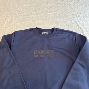 Taylor Swift Eras pullover sweater navy youth 2XL